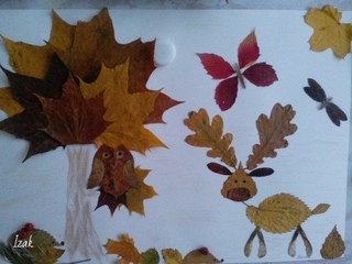 Из листьев работы: Поделки из листьев - 100 фото лучших идей подделок из сухих осенних листьев