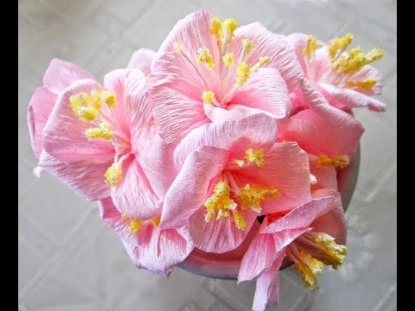 Вироби з гофрованого паперу квіти: Квіти з гофрованого паперу, виготовити квіти з паперу, дитячі вироби, фото