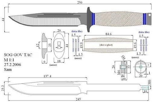 Чертеж клинка ножа: Форма клинка ножа чертеж - Морской флот