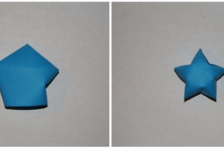 Звездочка объемная из бумаги маленькая: Маленькие звёздочки из бумажных полосок + МК