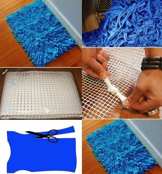 Как сделать ковер своими руками: коврик своими руками на фото