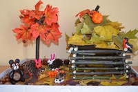 Поделки из природного материала для садика осень: Выставка поделок из природных материалов "Осенние фантазии"
