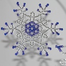 Схема из бисера снежинки: Снежинки из бисера: пошаговые фото, схемы, видео
