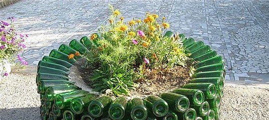 Клумбы на даче своими руками из подручных средств: Клумбы своими руками из подручных материалов: 100 фото