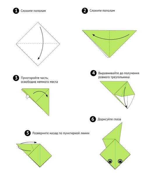 Простая оригами схема: Схемы простых оригами для вас и вашего ребенка (20 картинок) » Триникси