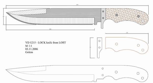 Нож из дерева чертежи: Чертеж ножа из дерева с размерами