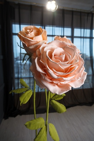 Цветы из замши пластичной: Мастер-класс с U24: как сделать розу из пластичной замши - Истории
