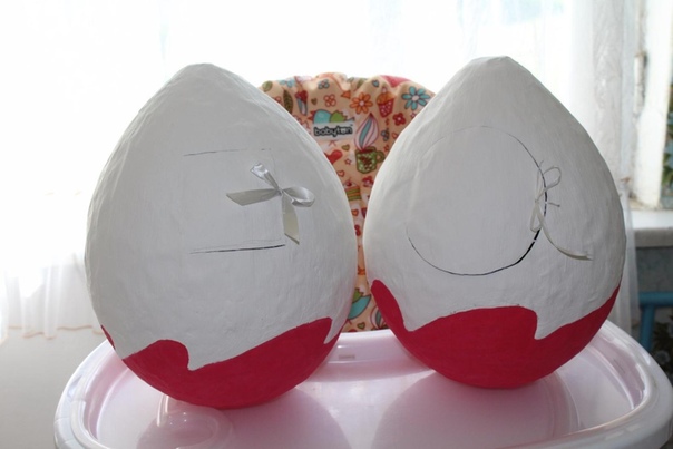 Киндер сюрприз папье маше мастер класс: как сделать яйцо на воздушном шарике своими руками пошагово? Делаем большой «Киндер-сюрприз» из бумаги