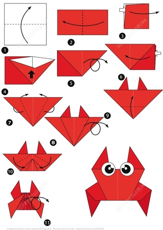 Поделки оригами легкие: Оригами для детей 4-5, 6-7 лет: простые пошаговые схемы