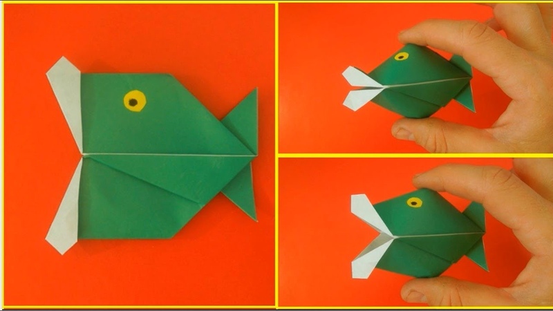 Рыбка оригами из бумаги: Рыбки оригами: пошаговые инструкции для детей