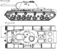 Чертеж ис 3: Тяжелый танк ИС-3 образца 1945 года. СССР