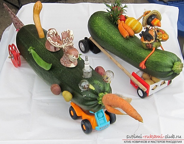 Корабль из овощей своими руками фото: Поделки из овощей и фруктов