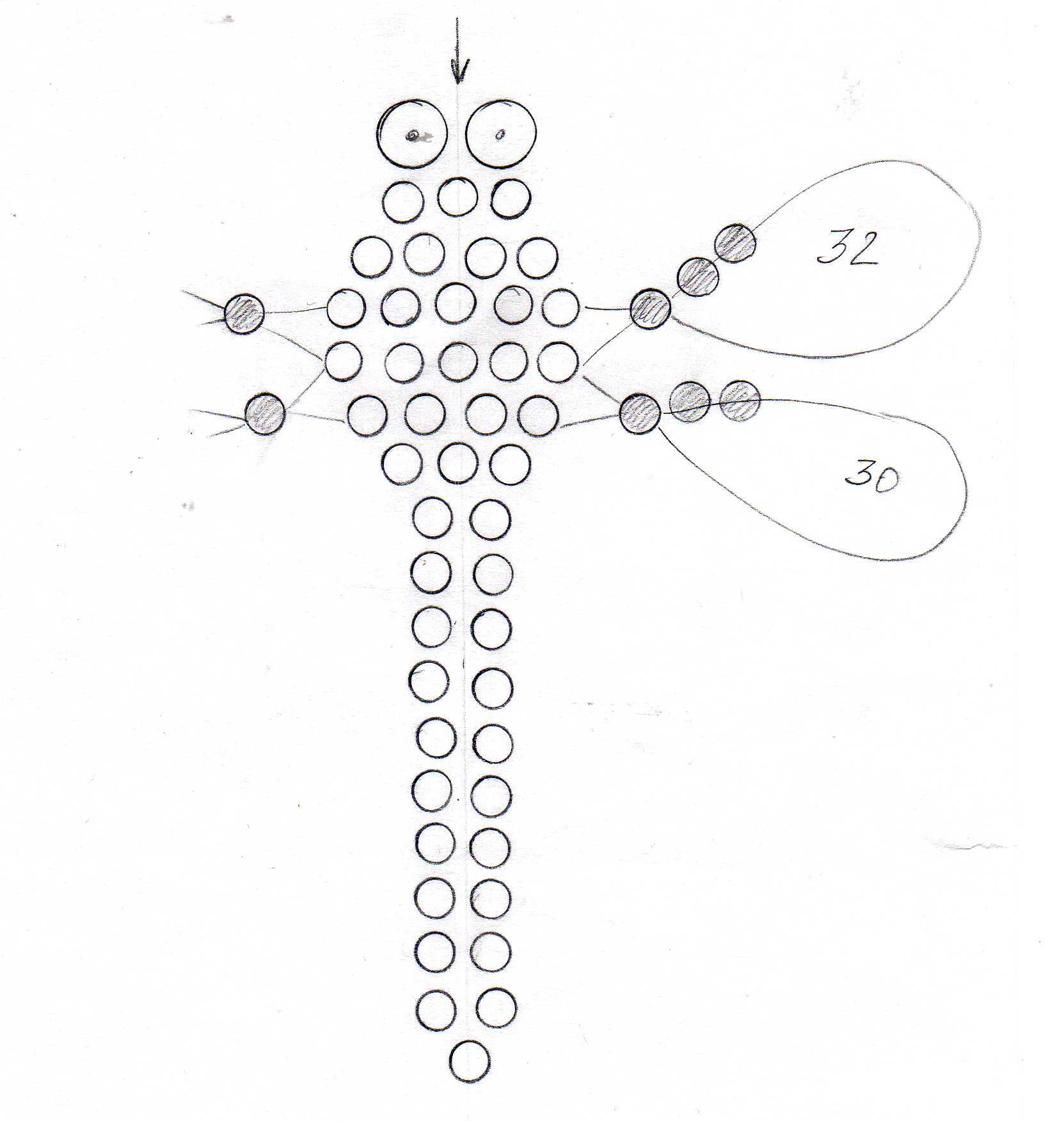 Схема как сделать стрекозу из бисера: Стрекоза из бисера для начинающих | Море хобби