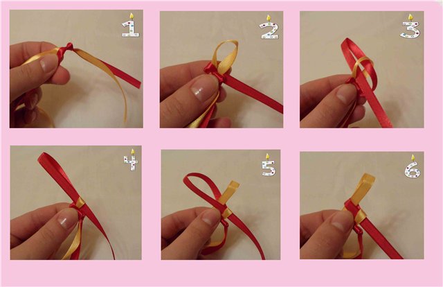 Плетения фенечки из ленточек схемы плетения: пошаговая инструкция, способы и отзывы
