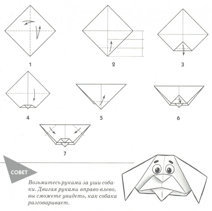 Простая оригами схема: Схемы простых оригами для вас и вашего ребенка (20 картинок) » Триникси