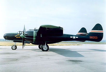 Черная вдова самолет: Northrop P-61A Black Widow