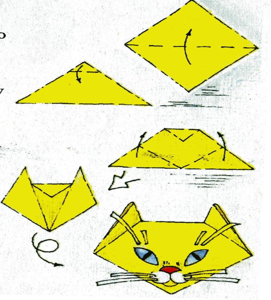 Простая оригами схема: Схемы простых оригами для вас и вашего ребенка (20 картинок) » Триникси