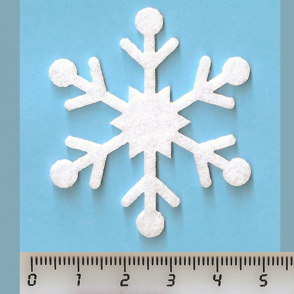 Шаблон снежинка из фетра: Чудесные снежинки из фетра: идеи и мастер-классы