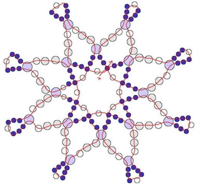 Снежинки схема из бисера: Наряжаем елку. Мастер-класс по плетению снежинок из бисера