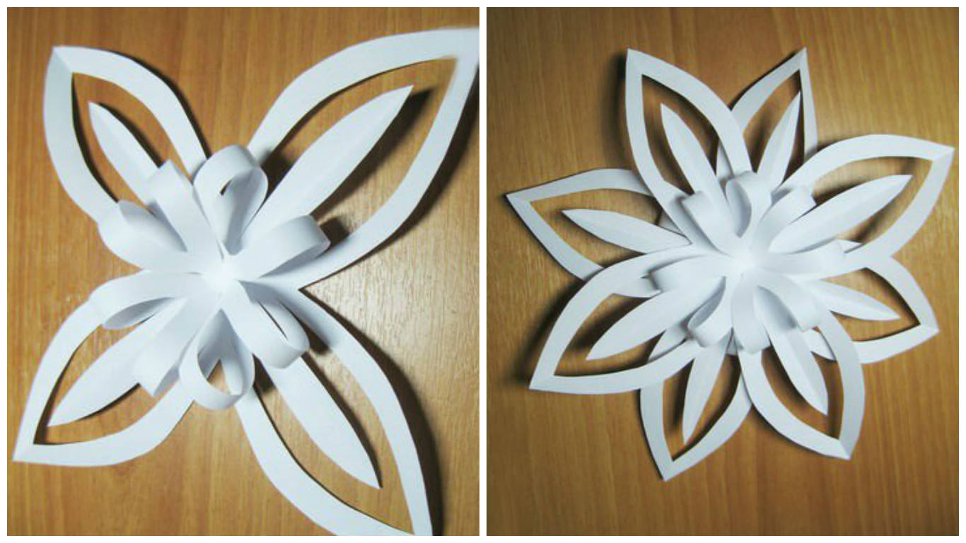 Как сделать снежинку объемную из бумаги поэтапно: Как сделать объемную ажурную снежинку из бумаги. Объемные снежинки поэтапно