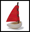 Seashell Sailboat Natural Craft Ideas