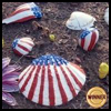 Patriotic
  Sea Shells  : Patriotic Arts and Crafts Projects