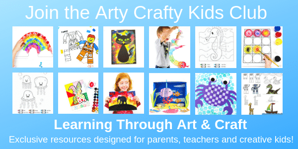 Join the Arty Crafty Kids members area to access exclusive art and craft templates, and resources designed for parents, teachers and creative kids! 