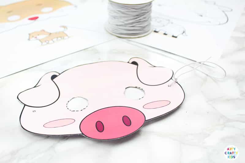 Pig Farm Animal Mask for Kids 