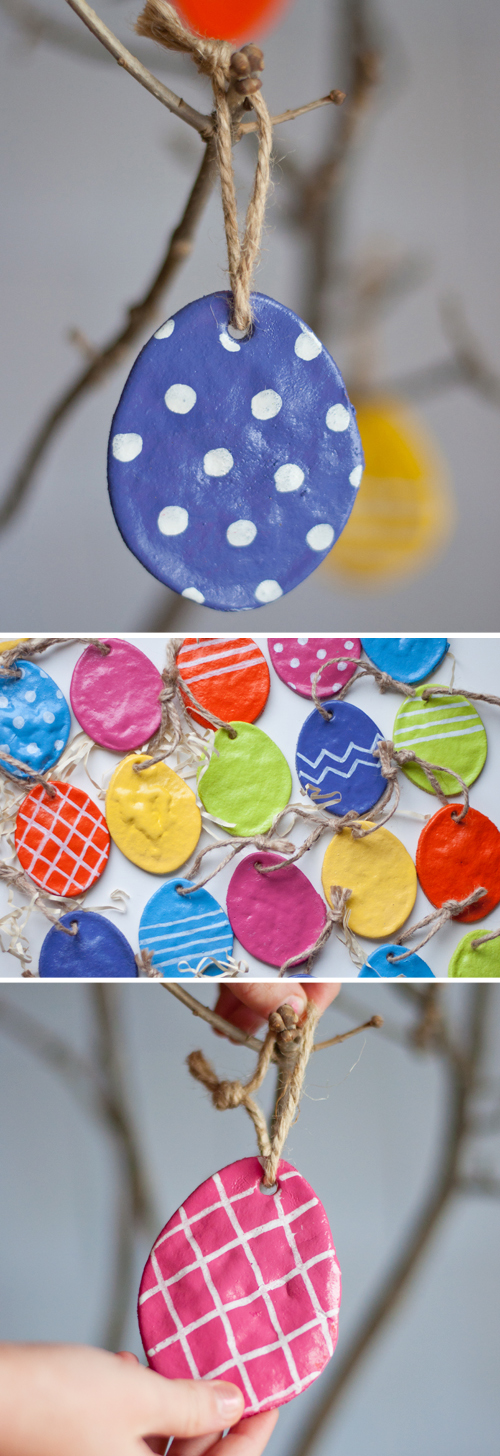 DIY Salt Dough Easter Eggs featured by popular lifestyle blogger, Design Mom