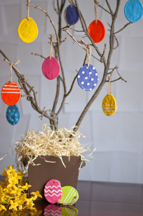 DIY Salt Dough Easter Eggs featured by popular lifestyle blogger, Design Mom