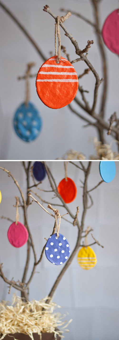 DIY Salt Dough Easter Eggs featured by popular lifestyle blogger, Design Mom