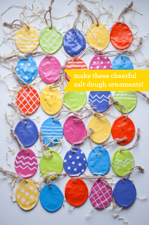 DIY Salt Dough Easter Eggs featured by popular lifestyle blogger, Design Mom