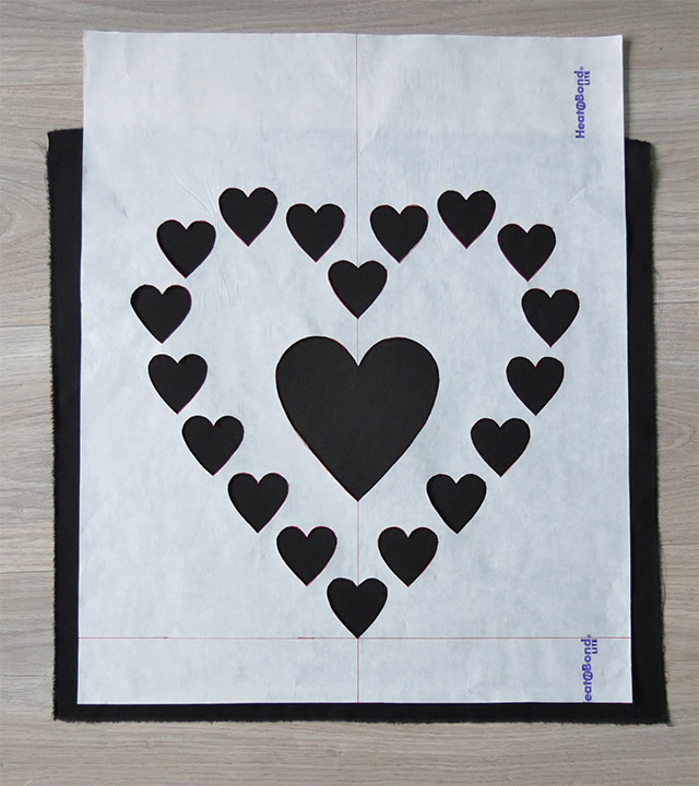 Reverse applique quilt tutorial