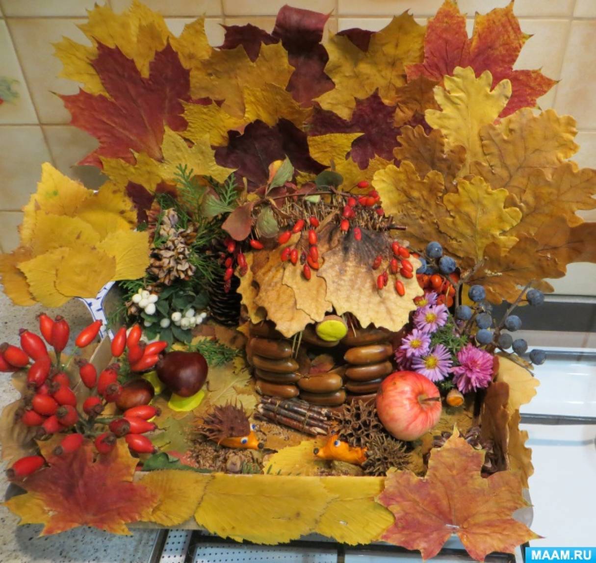 Подделка в сад осень: Поделки из природного материала: что можно сделать из веток, баклажана, капусты на тему Осень
