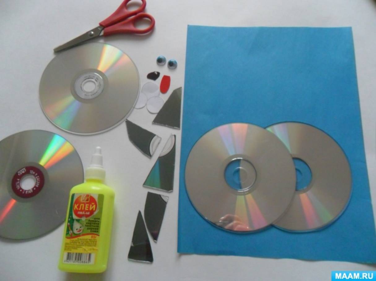 Картинки поделки из дисков: 30 блестящих идей, сделанных из старых компакт-дисков