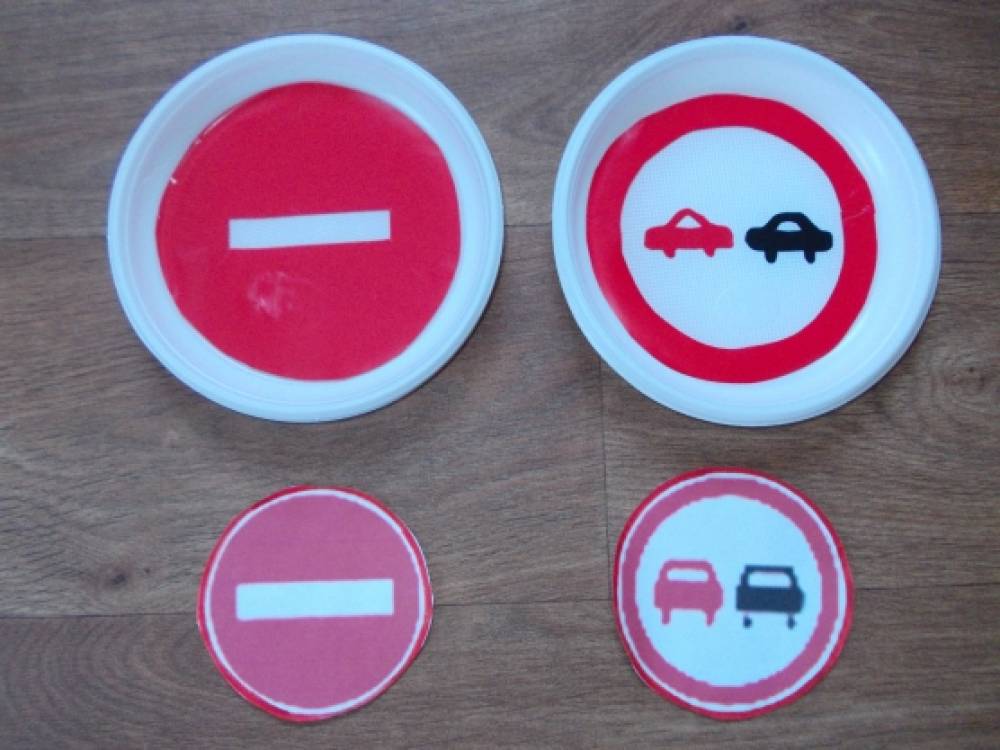Дорожные знаки поделки: Поделки правила дорожного движения для детей своими руками фото