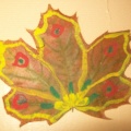 Бабочка из кленовых листьев: Аппликация из листьев «Осенние бабочки»