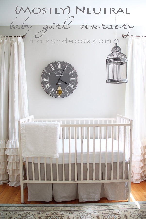 Gorgeous, subtle, mostly neutral nursery - Maison de Pax