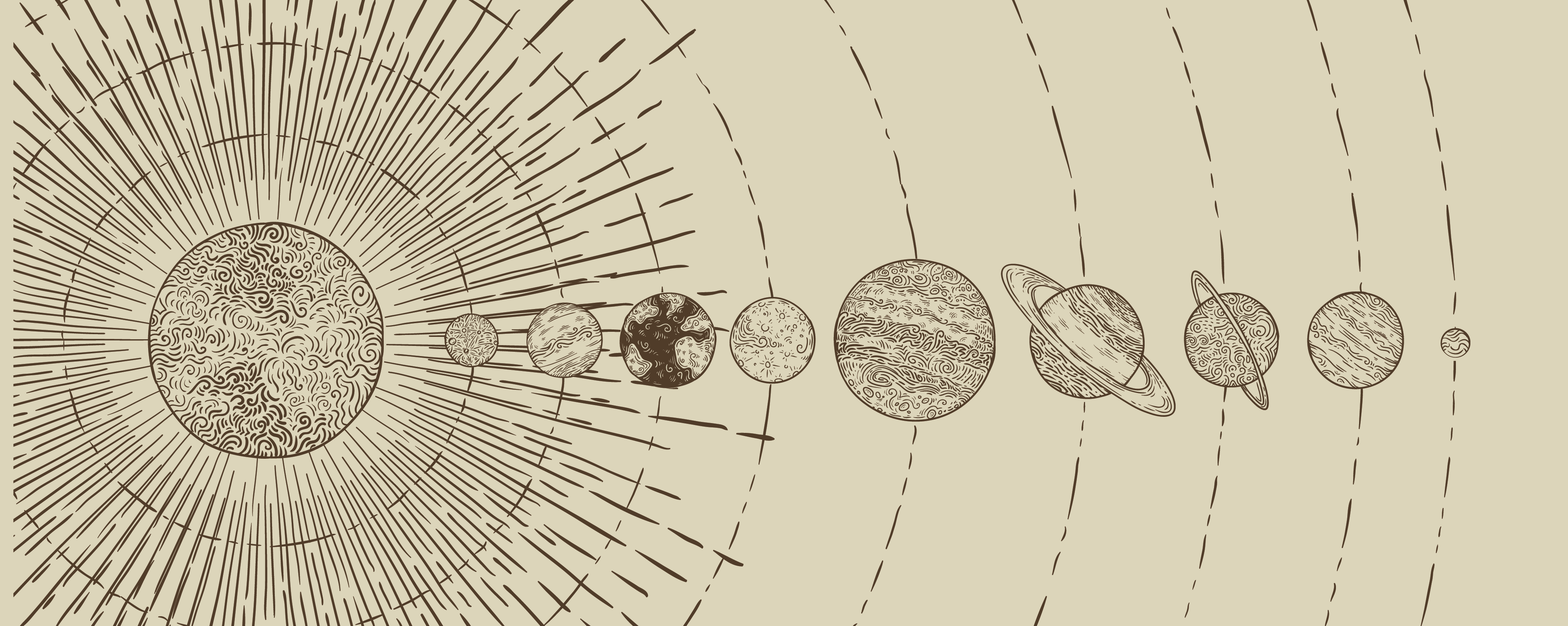 Схема солнечной системы планеты: Макет Солнечной системы, планет и спутников на HTML5