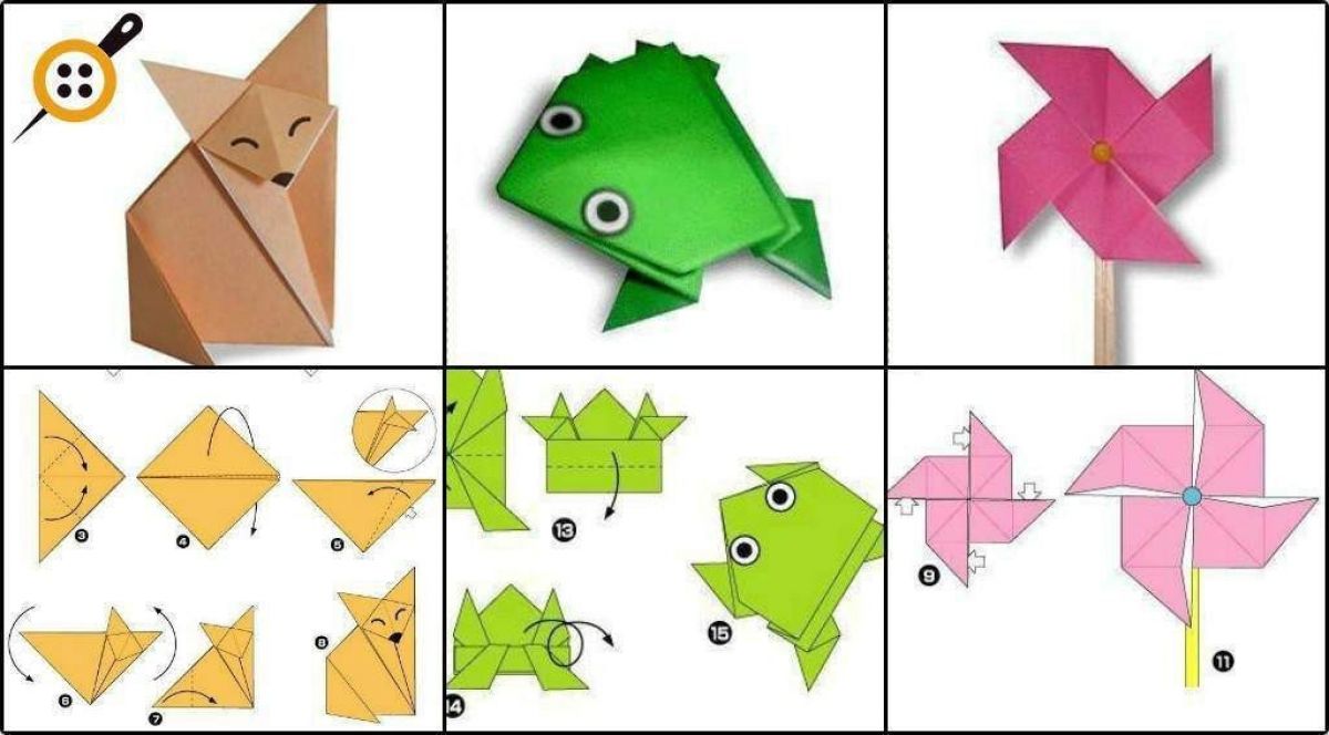 Самое простое оригами для начинающих: Легкие схемы