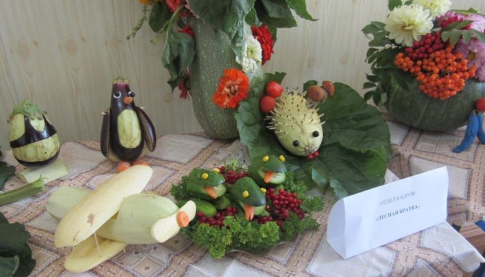 Поделка дары осени из кабачка: Дары осени поделки в детский сад