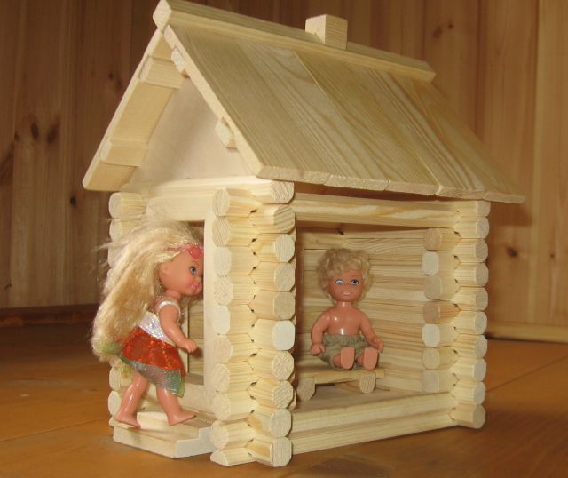 Домик из дерева игрушечный своими руками: детский кукольный домик из дерева своими руками фото и чертежи: 11 тыс изображений найдено в Яндекс.Картинка…