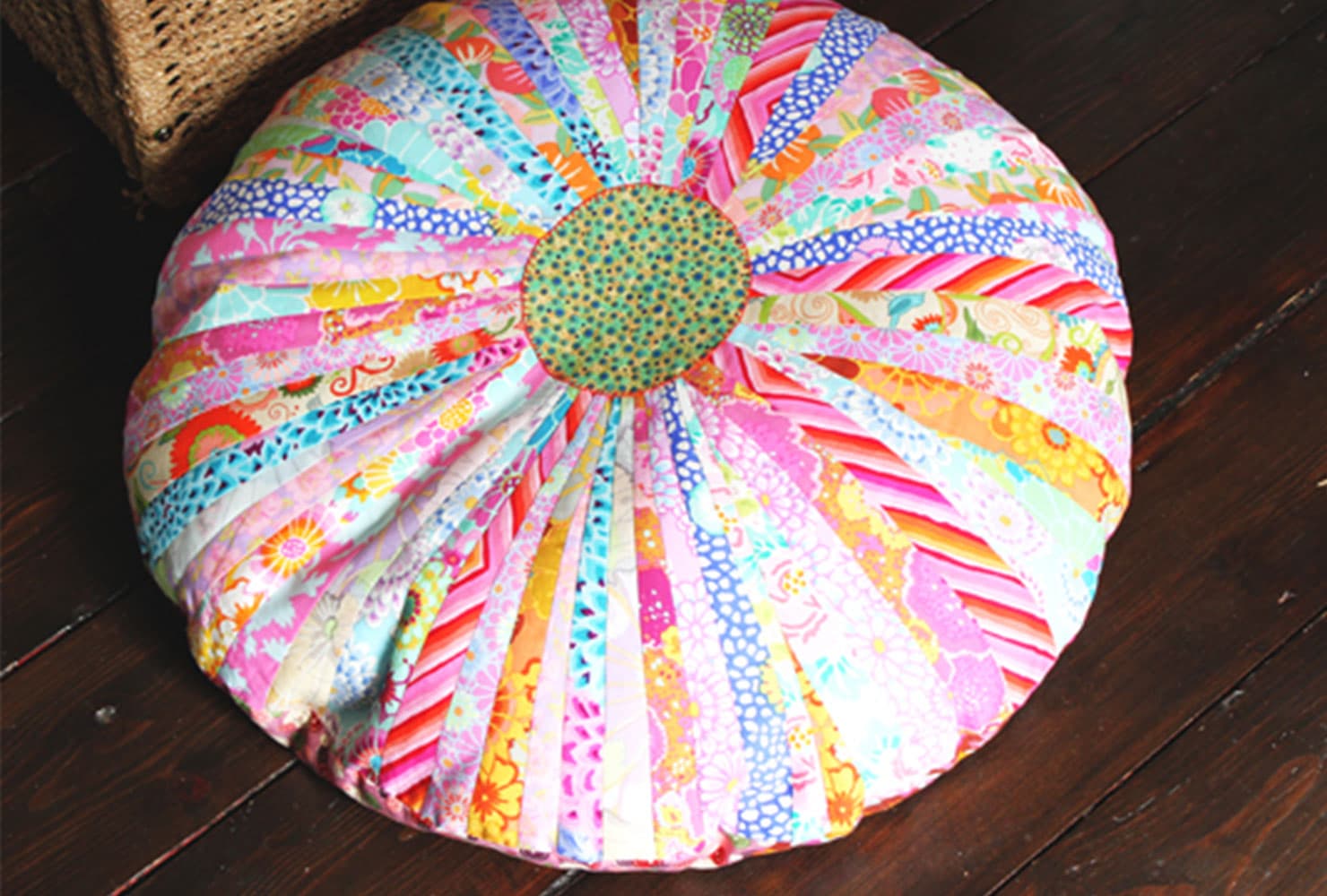 diy room decor colorful floor cushion500