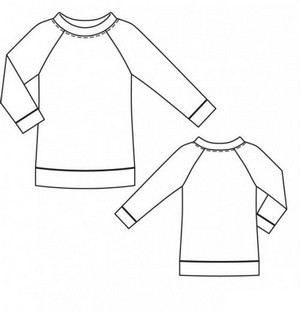 Сшить женский свитшот: Как сшить свитшот своими руками для начинающих: простая выкройка с рукавом