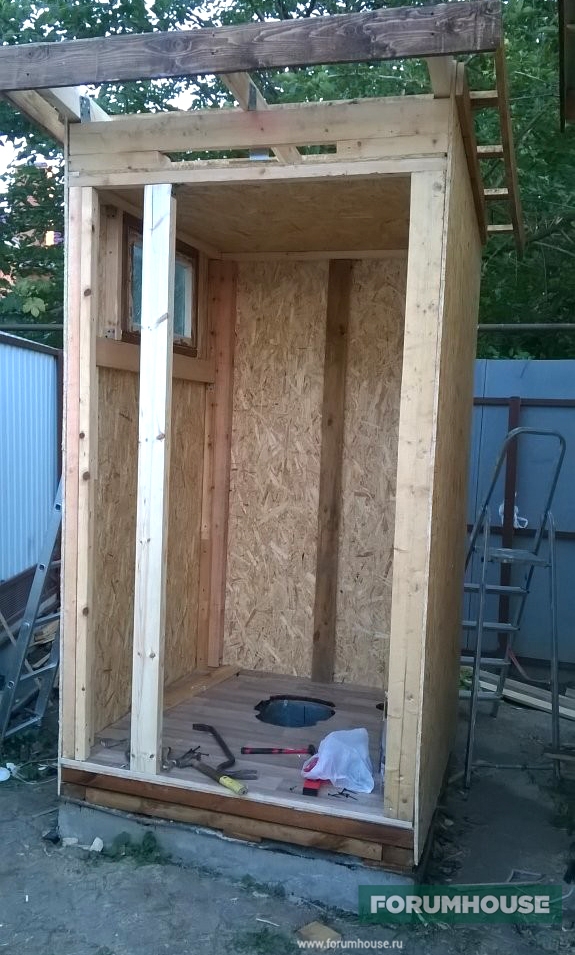Строим туалет на даче своими руками: Как построить дачный туалет своими руками + чертежи, фото