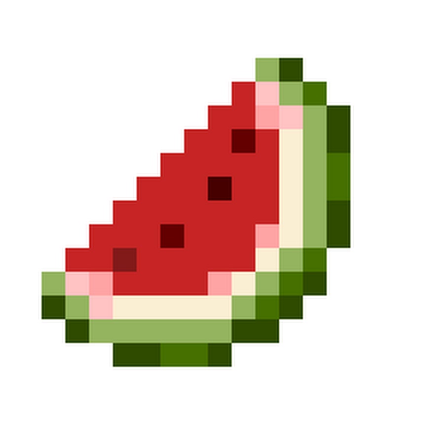 Рисунки по клеточкам в тетради арбуз: Pixel arts «Watermelon»