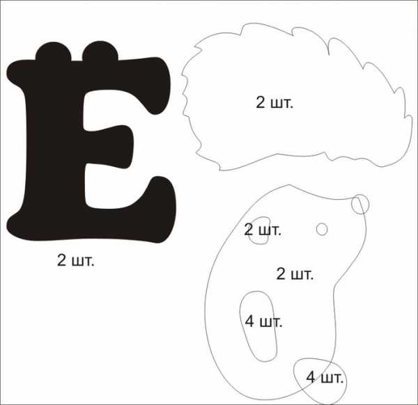 Алфавит для фетра выкройки – Алфавит из фетра с животными: выкройки