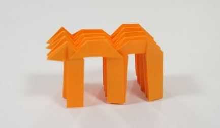 Буква а оригами – Объёмная буква "А" оригами - схема сборки оригами по шагам