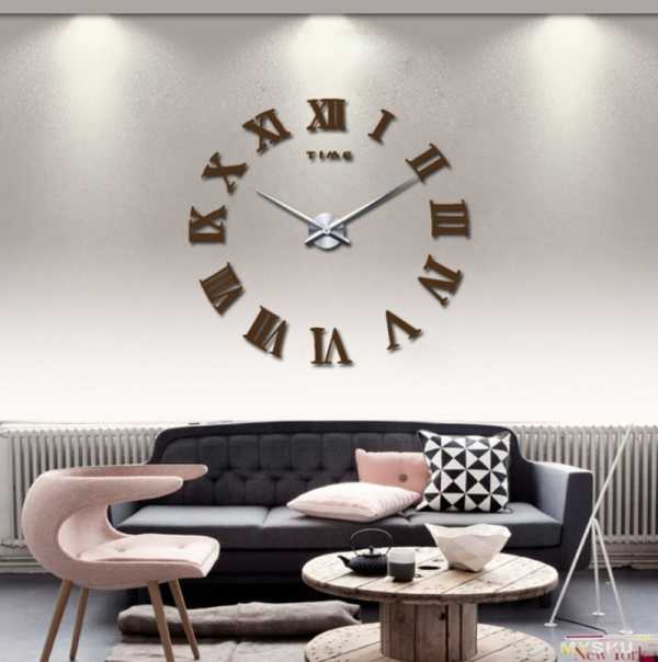 Часы стрелки на стене – Большие настенные часы. 3D часы диаметр 70-130 см.