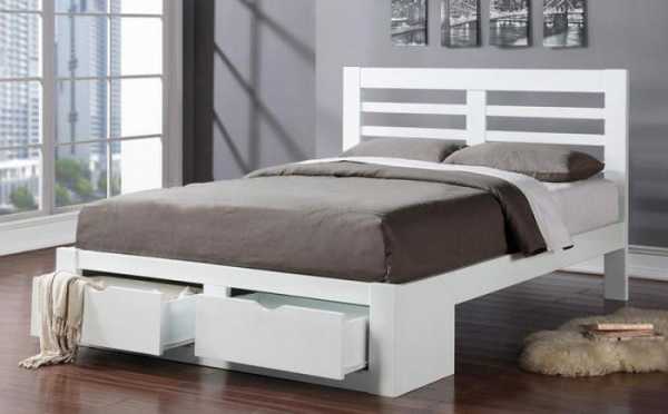 Чертежи двуспальной кровати с ящиками – Обзор двуспальной кровати с выдвижными ящиками. Приятная простота конструкции